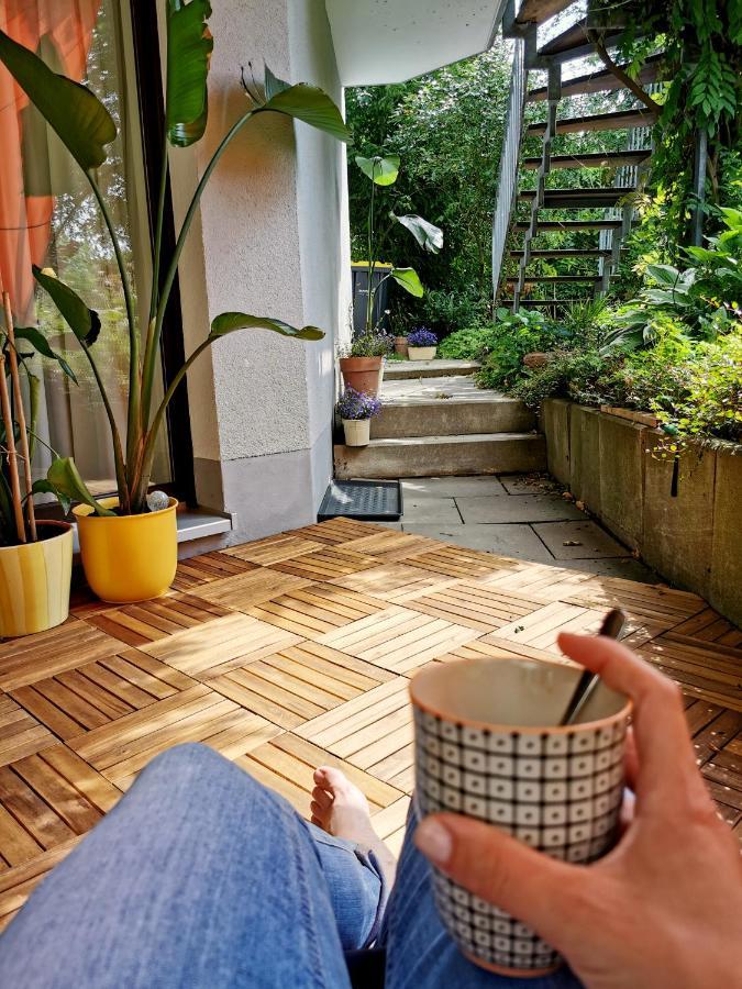 Souterrainwohnung Mit Grossem Garten Und Sauna Kassel Exterior photo