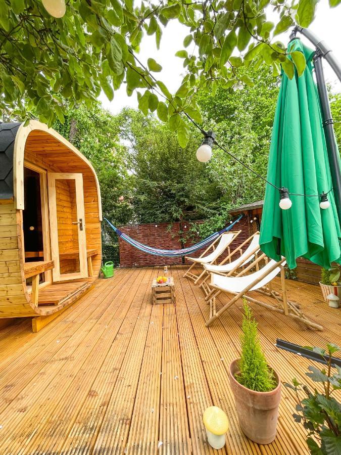 Souterrainwohnung Mit Grossem Garten Und Sauna Kassel Exterior photo